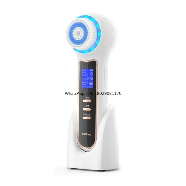 Electric Cleanser Device Face Brush Facial Cleansing Brush Face Scrubber Wireless Electric Cleanser Device Face