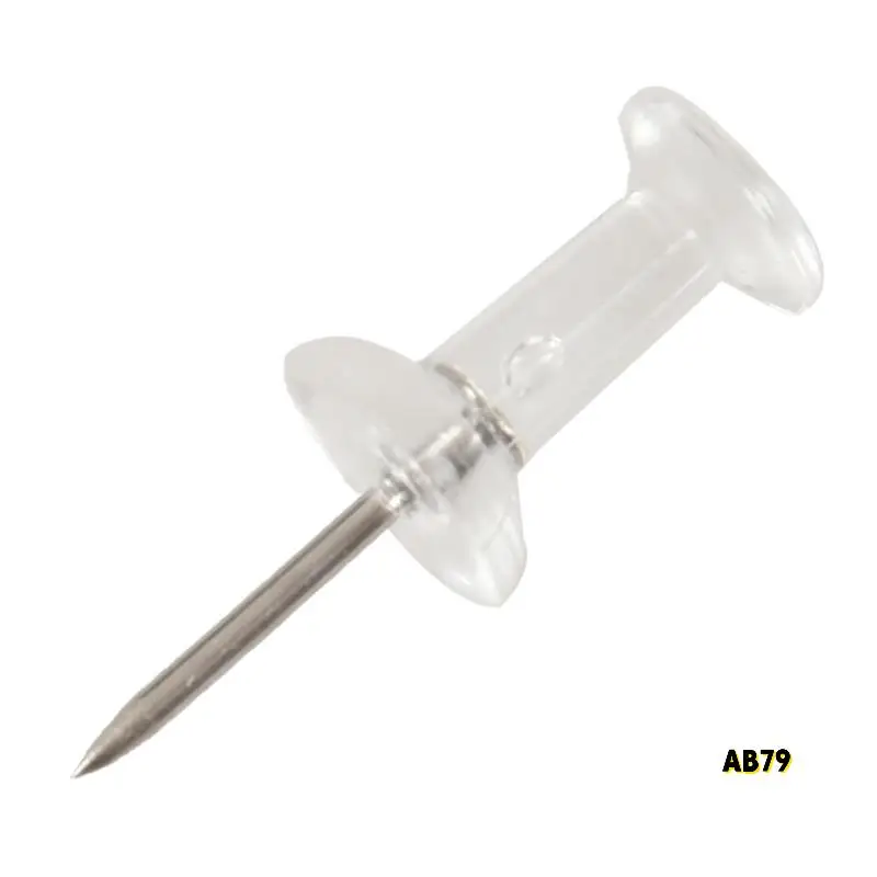 300 шт., канцелярская кнопка для большого пальца, прозрачный цвет, 3/8 дюйма, пробковая доска для рисования, офисная канцелярская кнопка