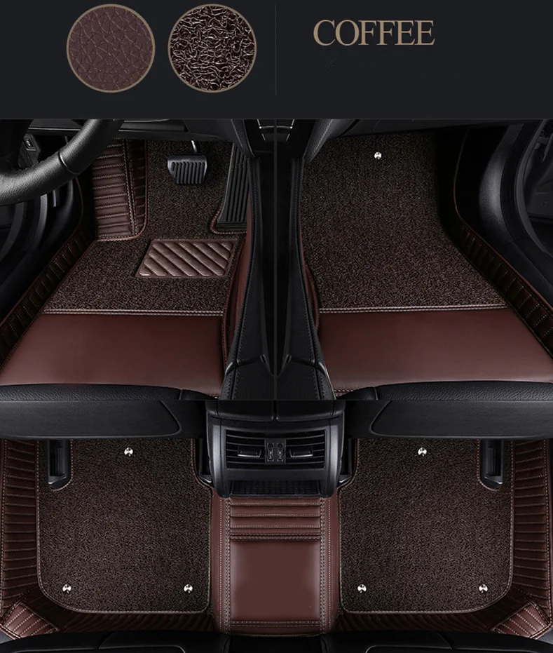 

Custom special car floor mats for Audi Q4 e-tron 2026-2022 top quality rugs non-slip double layers carpets for Q4 2024