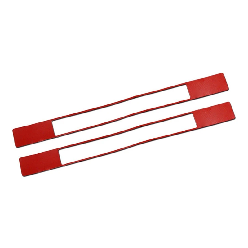 For Ford Mustang 15 Door Sill Kick Scuff Plate Protector Trim Auto Parts Threshold Guard Pedal Styling Sticker Red