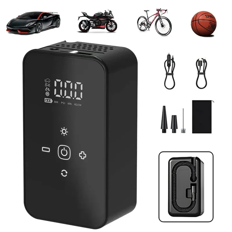

Wireless Portable Handheld Car Tire Inflator with Fast Inflation: Suitable for Cars, Motorcycles, Balls, etc.