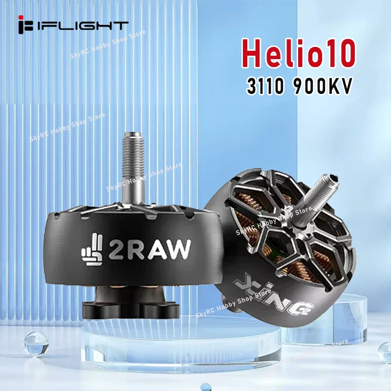 

IFlight Helio10 3110 900KV FPV Motor with 5mm Shaft for FPV Parts for RC FPV