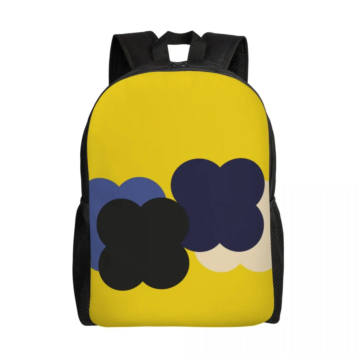 Custom Classic Four Petal Shadow Flower Backpacks for Women Men Waterproof College School Orla Kiely Art Bag Print Bookbag