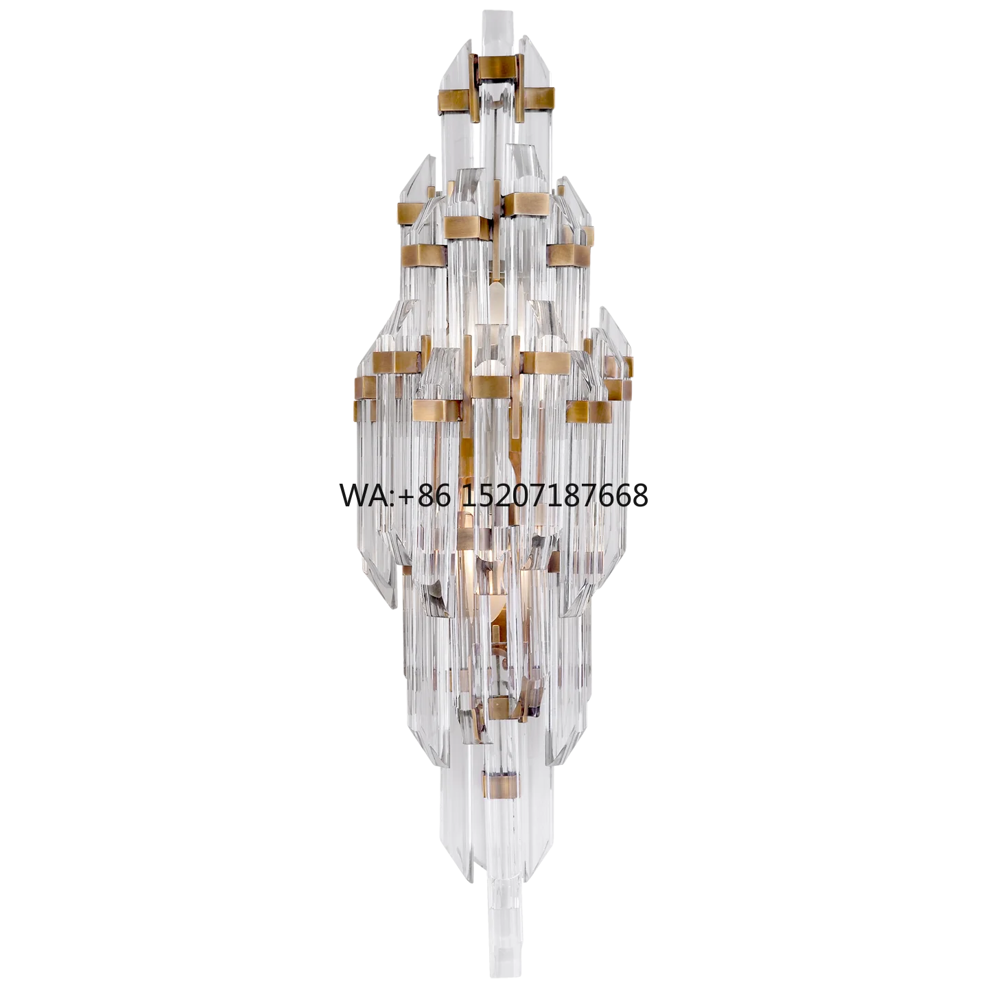 Luxury Crystal Living Room Background Bedside Wall Lamp Hotel Lobby Decorative Wall Lamp Stair Luxury Wall Sconce