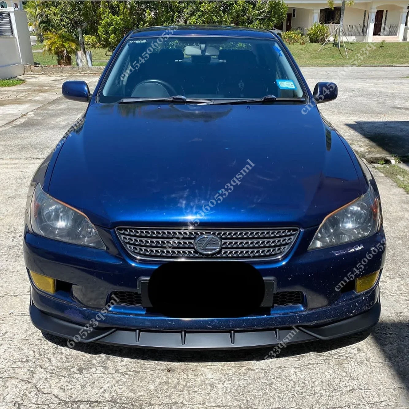

Front Bumper Lip Spoiler Splitter For Lexus IS200 IS300 XE10 1999-2005 Extension Diffuser Cover tuning Body Kit Gloss UV Coat