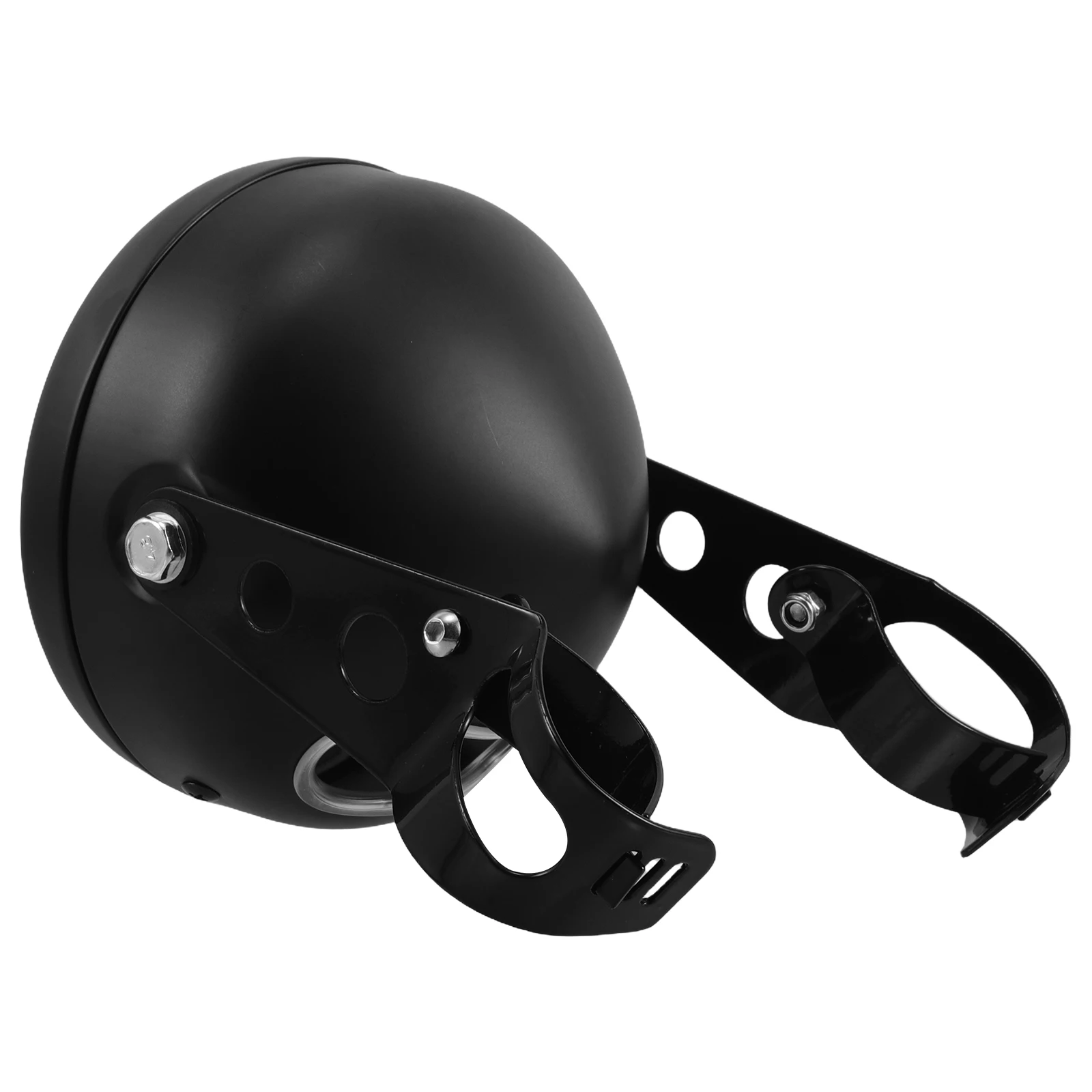 

Motorcycle Headlight Round Bucket Cover Mount Bracket Assembly 5 75 Motorcycle Round Headlight Inch ABS Material LED Lamp Shell