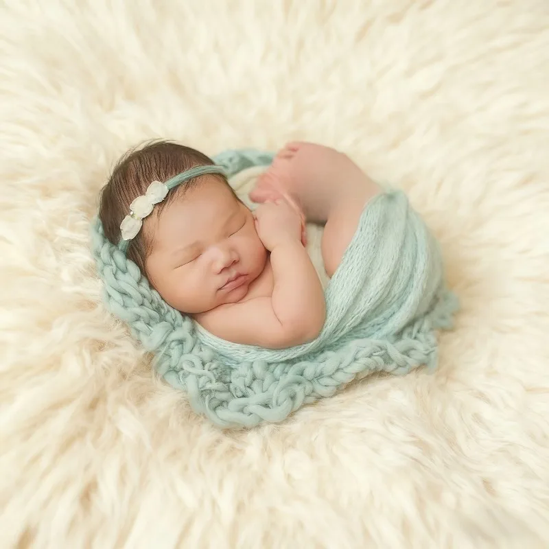 

Коврик для фотосъемки новорожденных, матрас ручной работы, коврик для детской фотографии, шерстяное одеяло для детей 0-3 месяцев