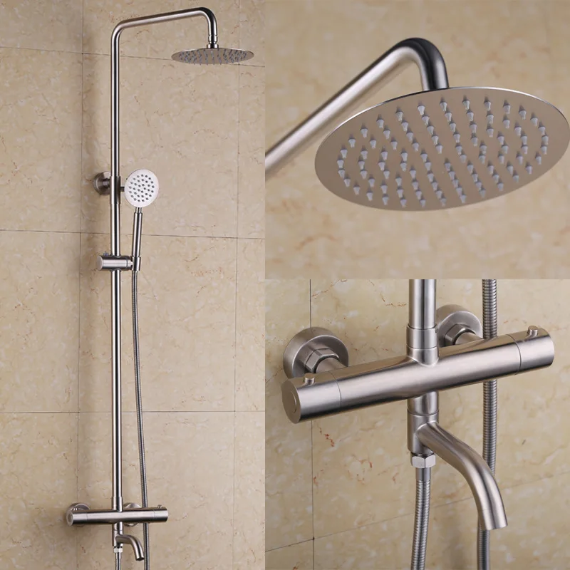 

Shower shower set, thermostatic surface shower set