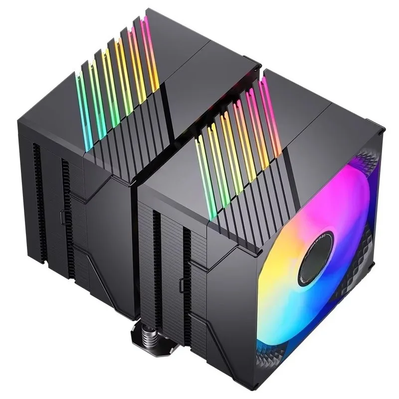 MX660 High Performance CPU Cooler Six Heat Pipes Bright Quiet ARGB Air Cooling Large Dual Tower Heatsink For Desktop Computer