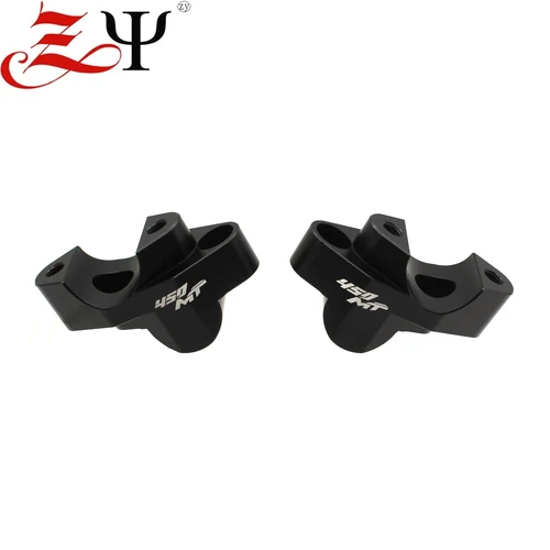 Imagen 2 del producto Elevadores de manillar, accesorios de motocicleta para CFMOTO 450MT 450 MT MT450 2024 2025, abrazadera de montaje, elevador de barra, piezas traseras de movimiento