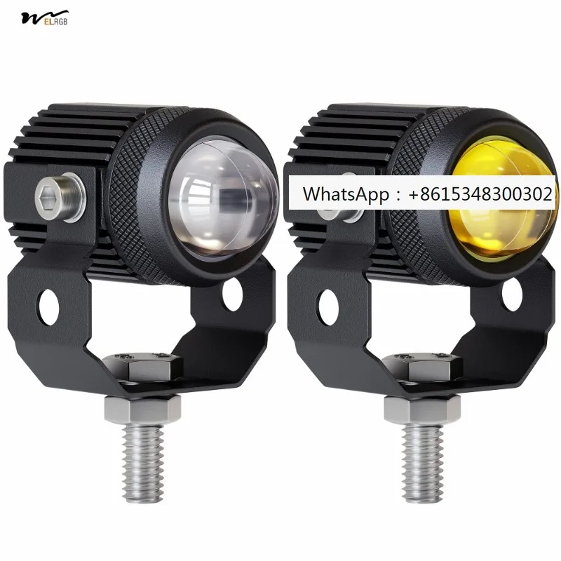 LED driving fog light 60W white and amber LED pod projection light 1.3-inch auxiliary spotlight