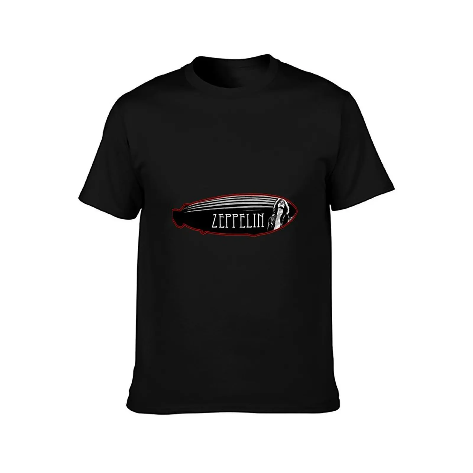 Zeppelin T-Shirt Summer Casual Cotton Tee Oversized Streetwear Tops Vintage Graphic Print Loose Fit Short Sleeve