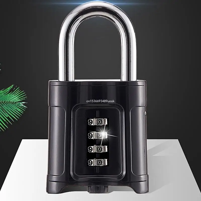 4 Digit Combination Lock Heavy Duty Security Padlock Waterproofs Safely Code Lock