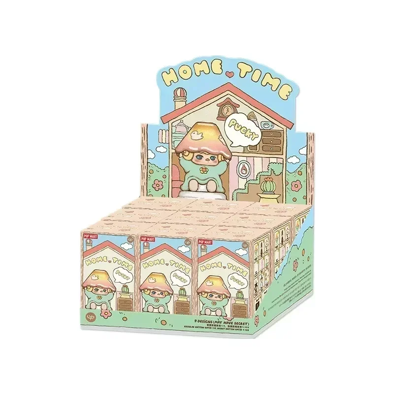 

POP MART Pucky Home Time Series Blind Box Guess Bag Mystery Box Toys Doll Cute Anime Figure Desktop Ornaments Collection