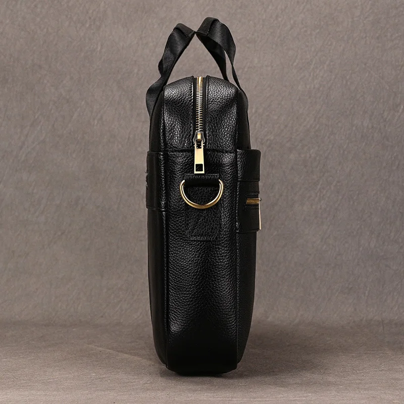 Newsbirds maletín de cuero para hombre, bolso para ordenador portátil con capa de médico para hombre de negocios, bolsos de ordenador de cuero