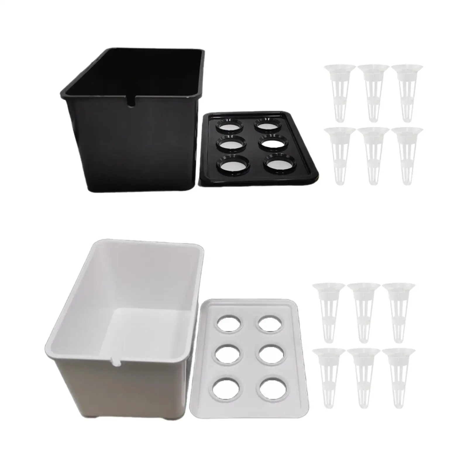 Hydroponics Grower Kit Indoor Outdoor Plant Germination System Home Garden Container for Lettuce Balcony Kitchen