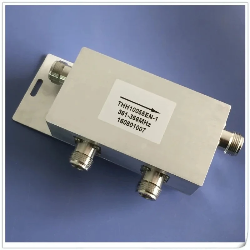

Мощный радиочастотный изолятор с двойным соединением, 361-366 МГц, четырехпортовый циркулятор, может быть оснащен нагрузкой