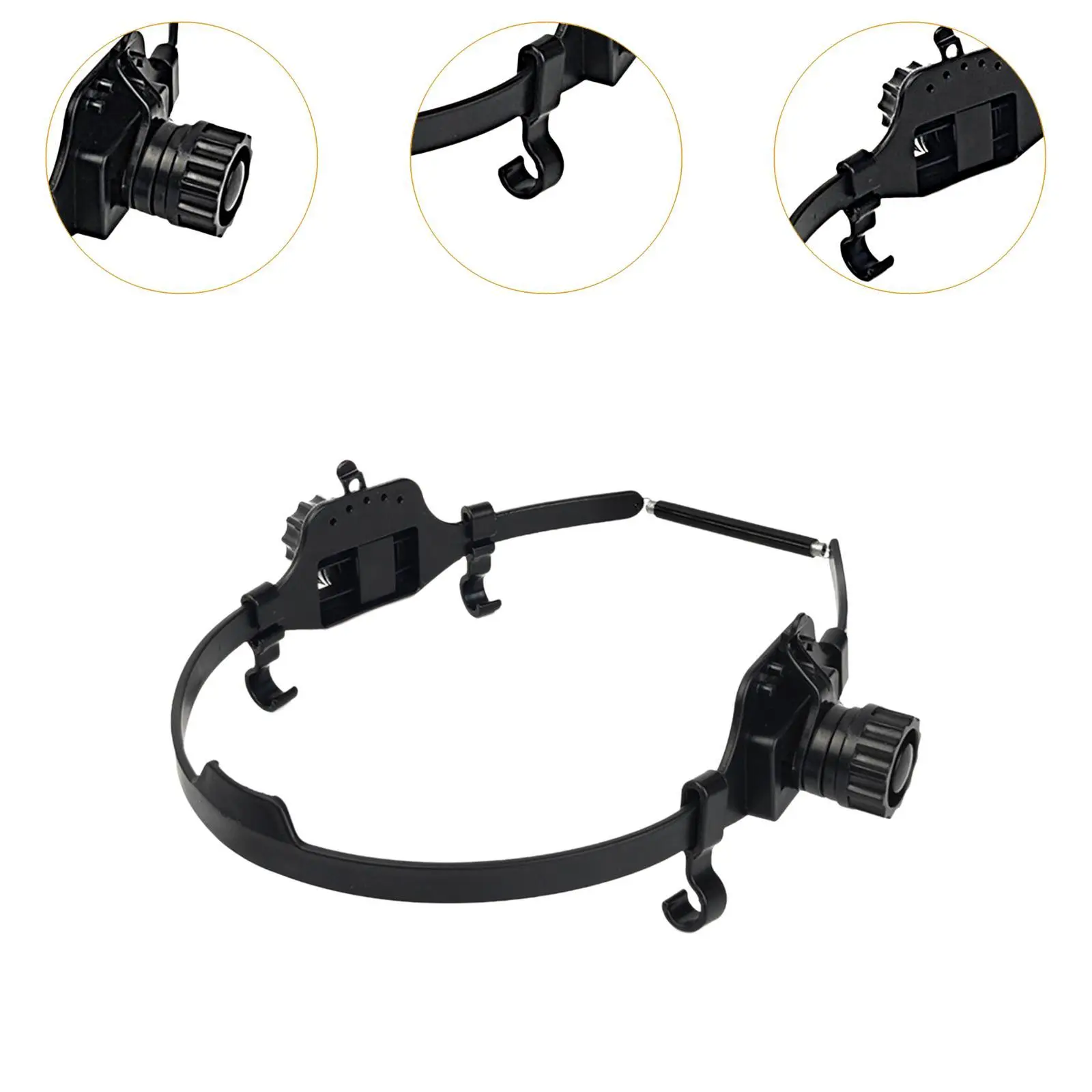 محول تركيب القبعة الصلبة، ملحقات لحام عالمية متعددة الاستخدامات، محمولة خفيفة الوزن وقوية وقابلة للتعديل، يرتدي عصابة الرأس