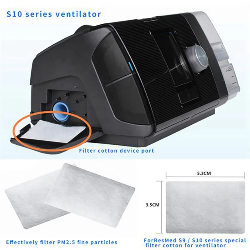 Đầu Đề Cập Đến 90 Chiếc Dùng Một Lần Bộ Lọc Không Khí Cao Cấp Xả Kho Đa Năng Thay Thế Bộ Lọc Cho Resmed Airsense 10 Aircurve10 S9