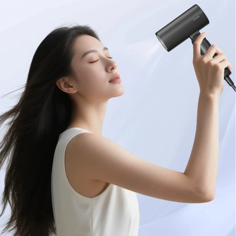 Creade small cyclone folding high-speed hair dryer static sound speed dry travel portable