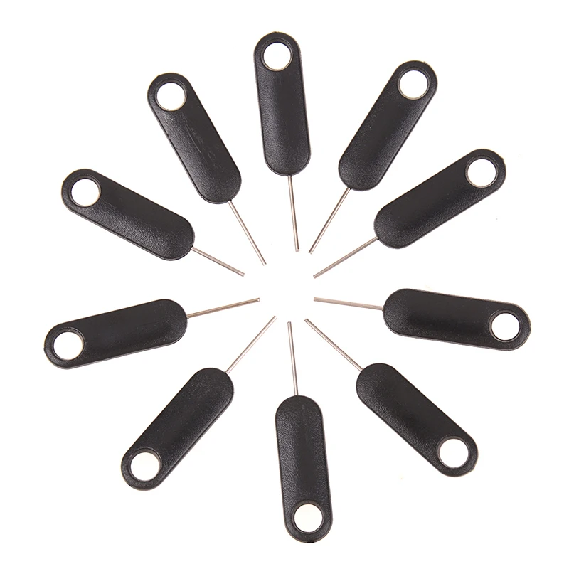 

Hot Sale 10Pcs Sim card tray removal eject pin key tool
