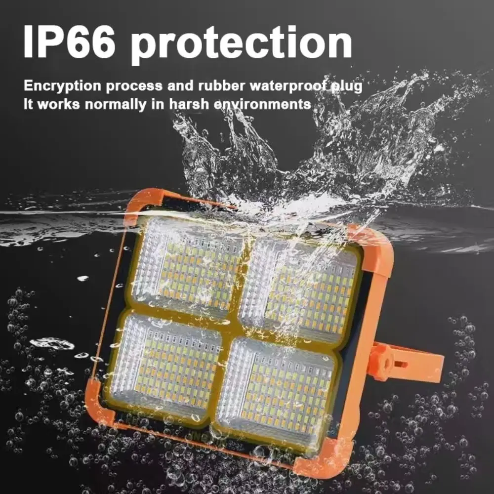 Magnetfuß Solar wiederaufladbare Campingleuchte 20000 mAh 180 °   LED-Taschenlampen, erdbebensicher, sturzsicher, tragbare Laterne