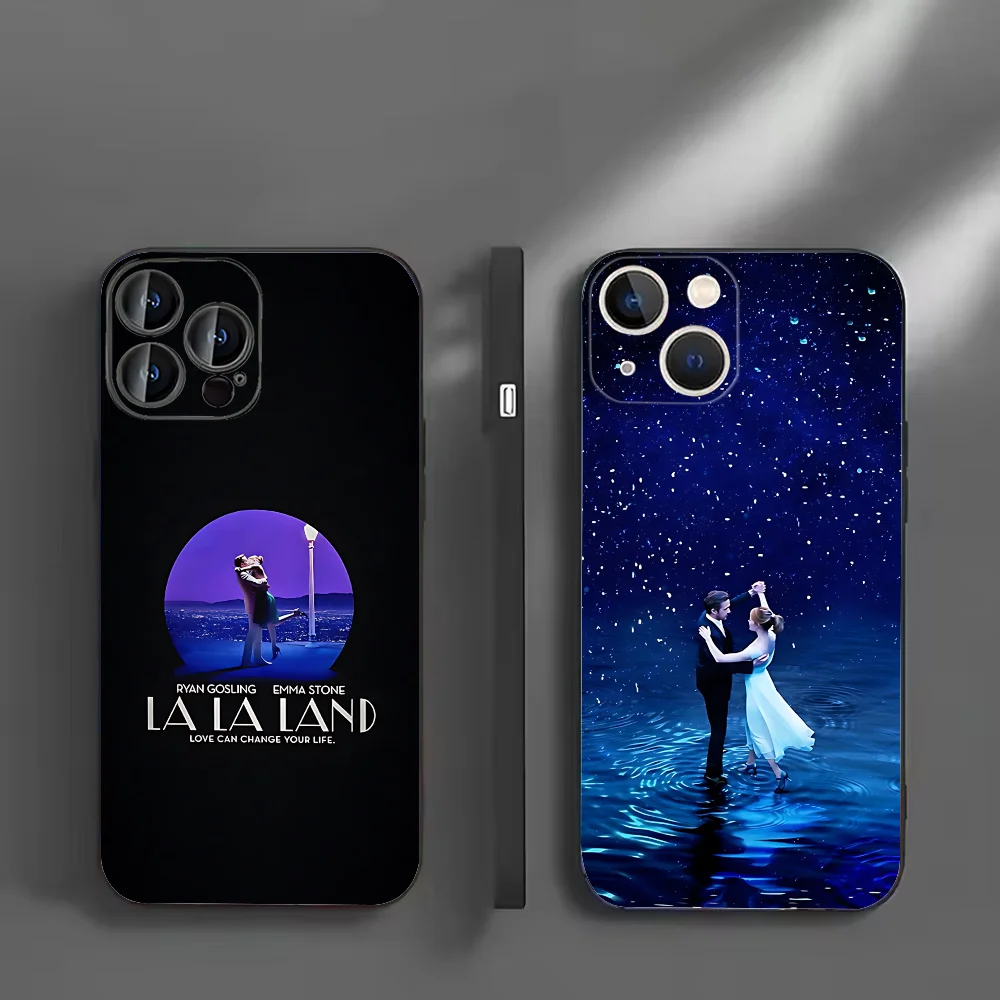 Чехол для телефона L-LaLaLand для IPhone 16,15,14,13,12,11, XS, XR, X,8,7, Pro, Max, Plus, mini, силиконовый черный чехол