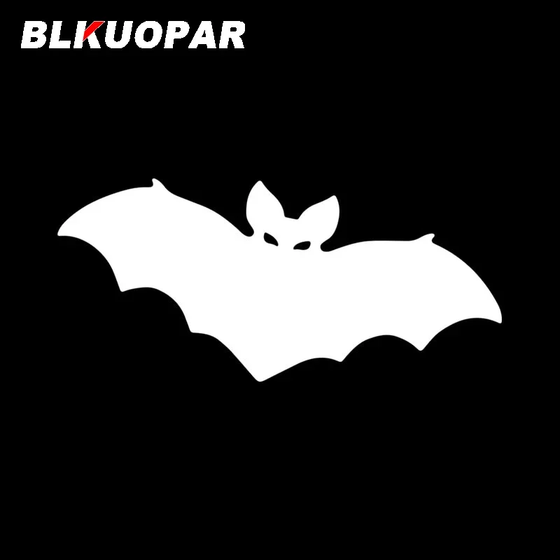BLKUOPAR Silhouette of Bat Interesting Car Stickers Motorcycle Refrigerator Rearview Mirror Sunscreen Personality Vinyl Decal