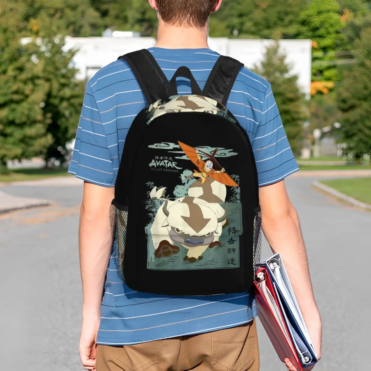 Avatar In Flight Backpack Student BookBag Boys Girls School Bag Laptop Shoulder Bags