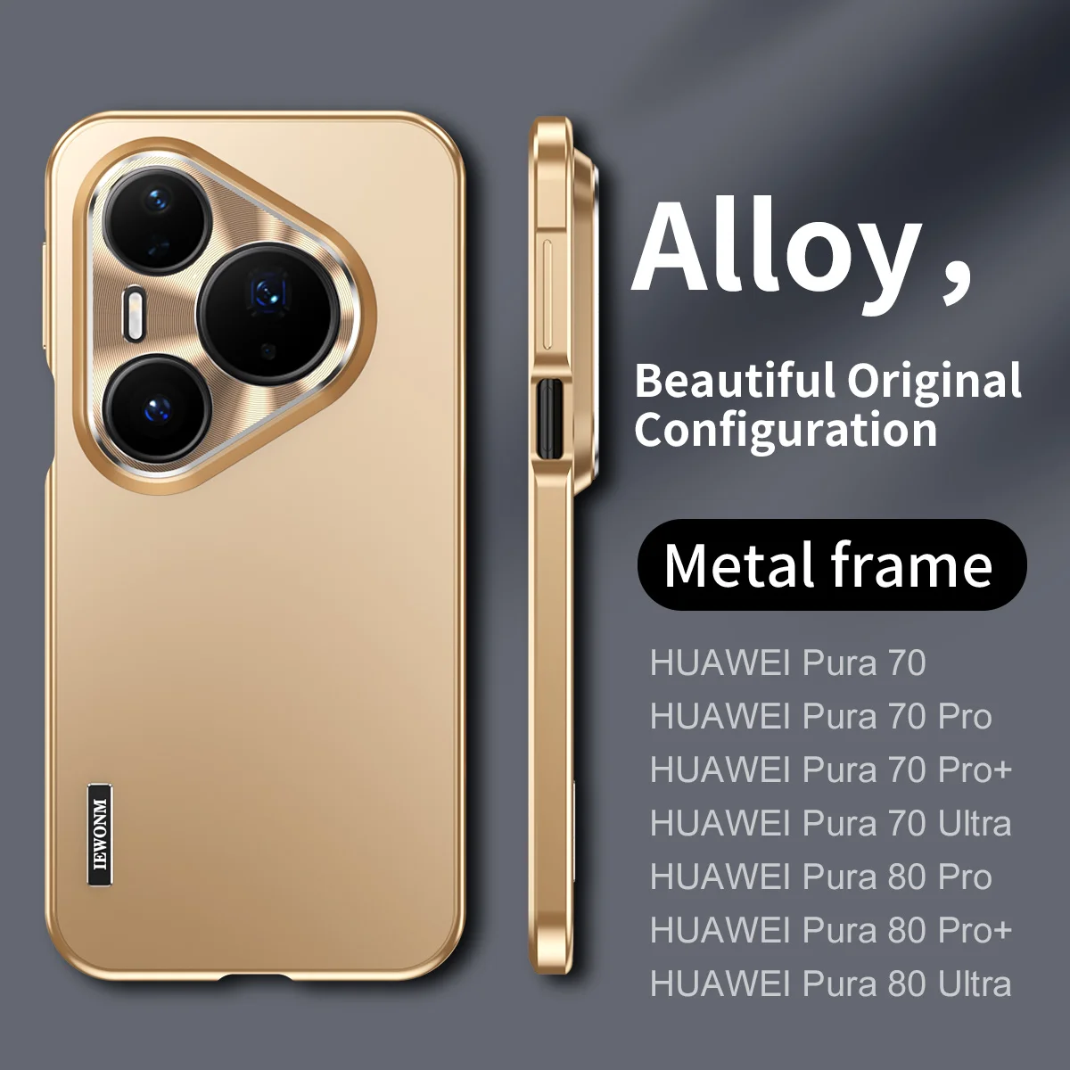 화웨이 푸라 80 70, 푸라 80 70 Pro, 푸라 80 70 울트라 폰 케이스 (렌즈 보호 기능, PC 후면 패널, 무광택 마감 업그레이드)