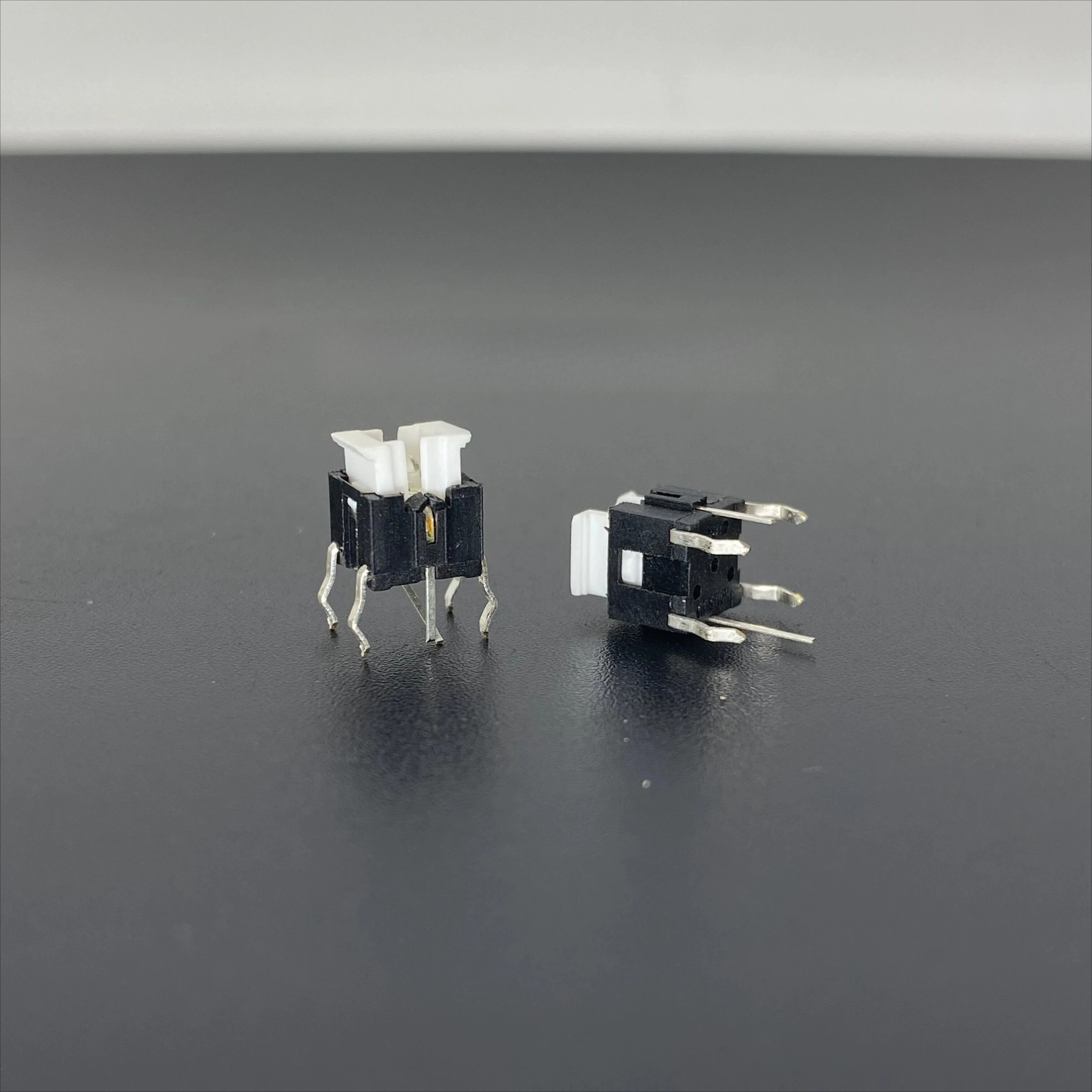 Premium Tactile Switch With Yellow Light Vertical 6Pin Square Micro Button 667mm for HONGJU  50pcs