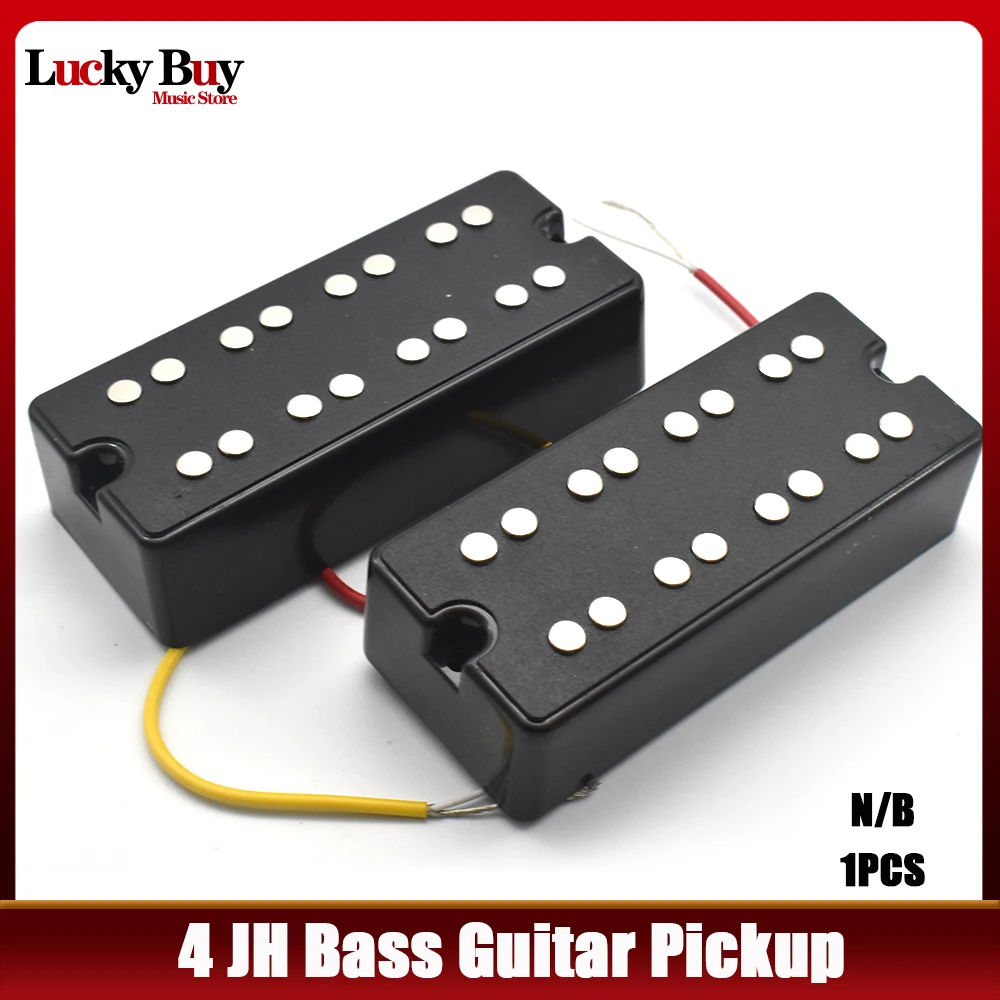 1 peça captador de baixo de 4 cordas humbucker pescoço/ponte captador de baixo elétrico