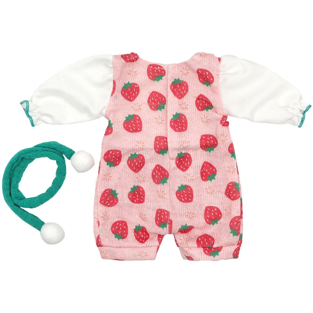Puppenkleidung für 43 cm geborene Babypuppe, 13–18 Zoll, Neugeborene Puppe, niedliche Pullover, Strampler, Anzug, Puppenzubehör, Festival, Geburtstagsgeschenk – Detail 6