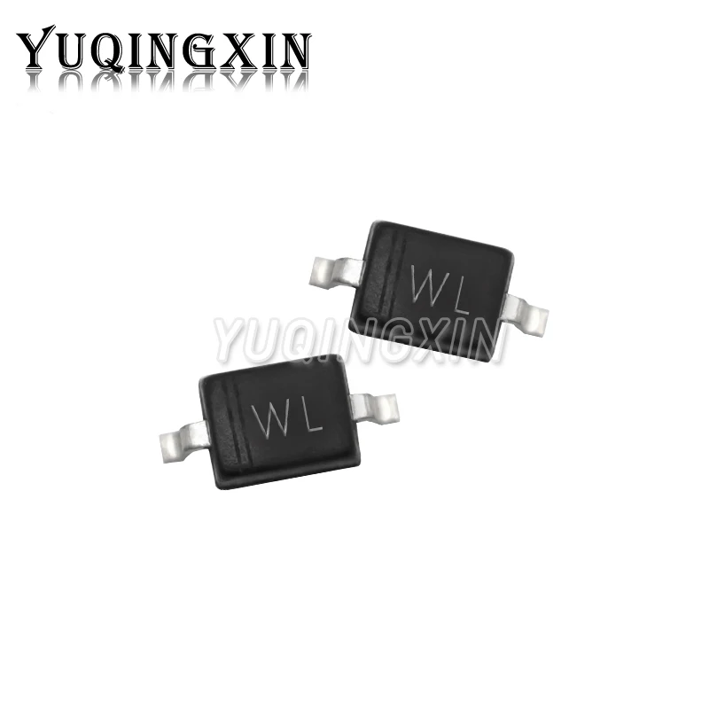 100pcs SOD-323 0805 SMD Zener Diode 2V4 2V7 3V 3V3 3V9 4V3 4V7 5V1 5V6 6V8 7V5 10V 15V 18V 20V 22V 24V 27V 30V 33V 39V 43V 47V