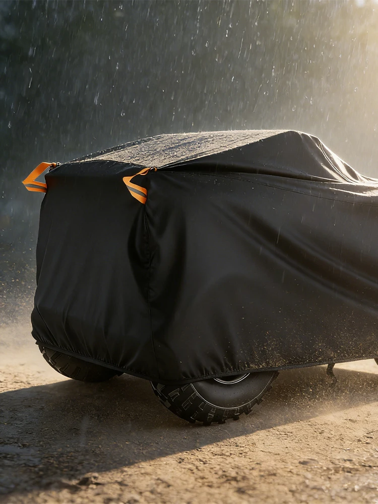 AliExpress NONE 190T Universal Quad Bike ATV Cover Waterproof Dust UV Protector for Motorcycle Scooter Kart Motorbike for Polaris Honda Yamaha
