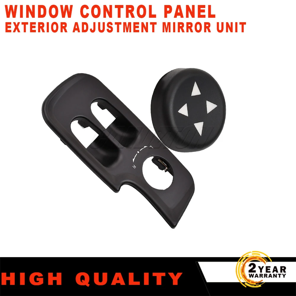 Nouvelle capot de commande de vitre avec bouton de réglage de l'angle du rétroviseur extérieur pour Alfa Romeo 147 GT (937) - Accessoires auto