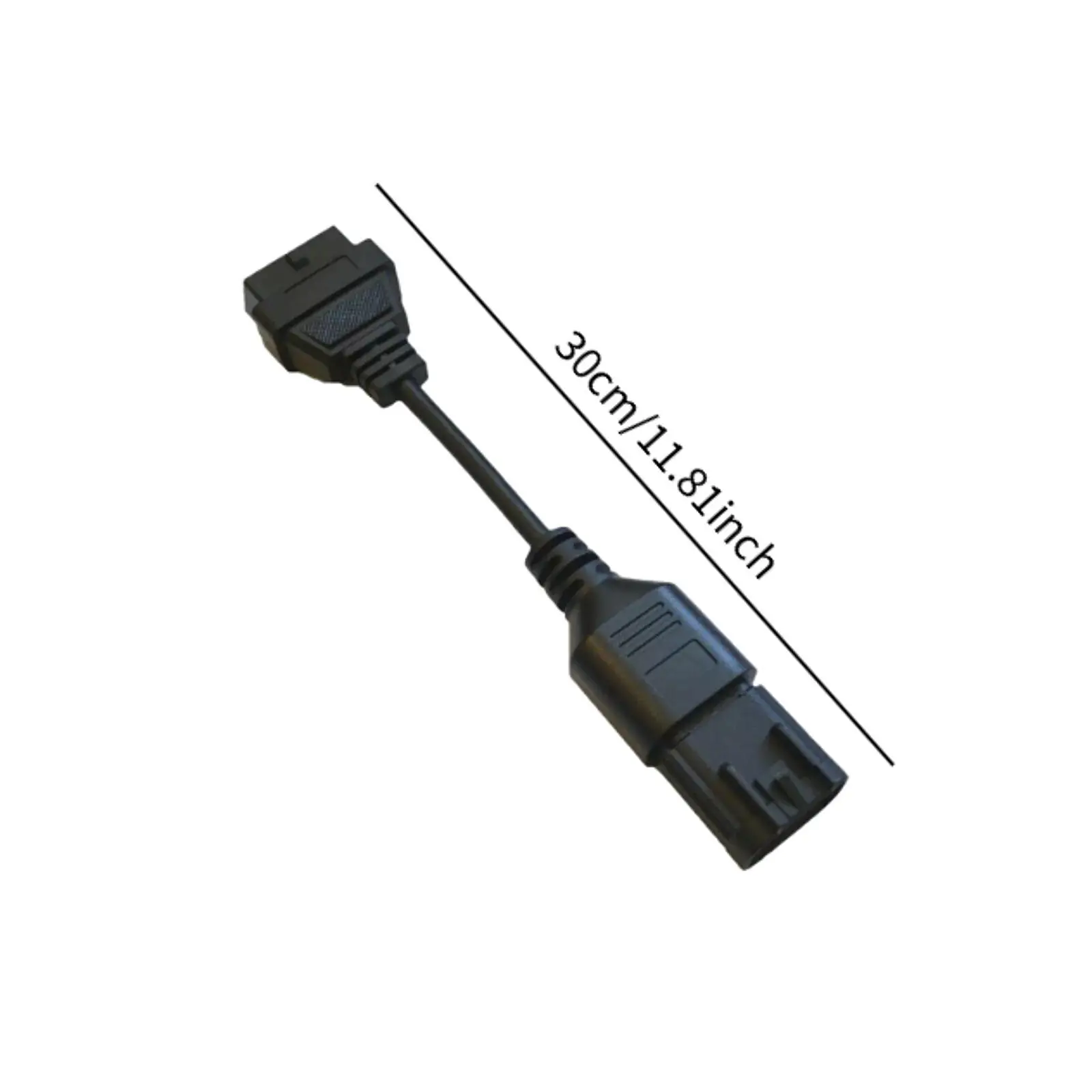 Black OBD2 to 8 Pin Diagnostic Adapter Connector Cable Essential Tool for RZR Ranger General and Similar Vehicles