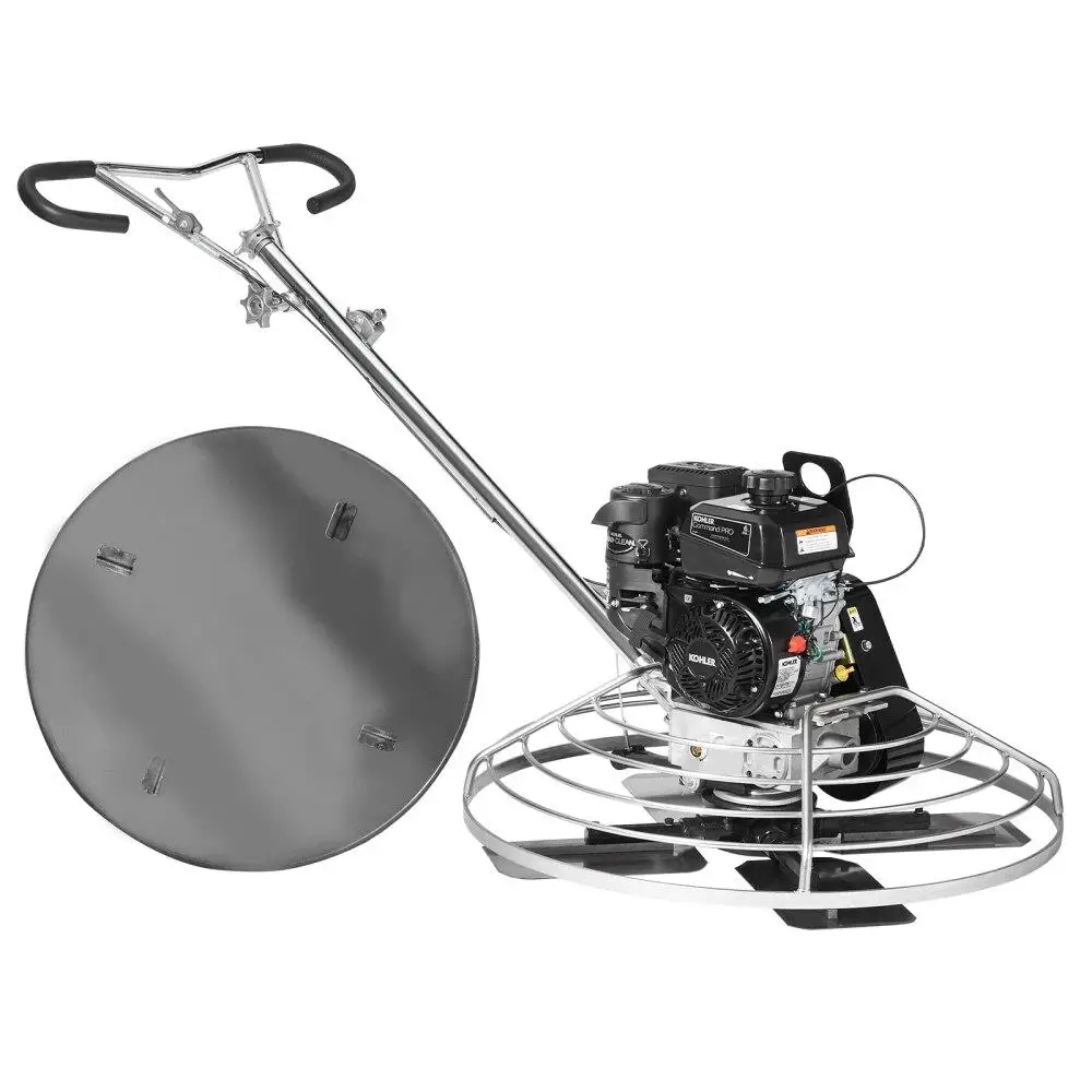 

Powerful Walk Behind Cement Trowel 38 Inch 6HP Gas Engine Float Pan Blade for Smooth Finishing