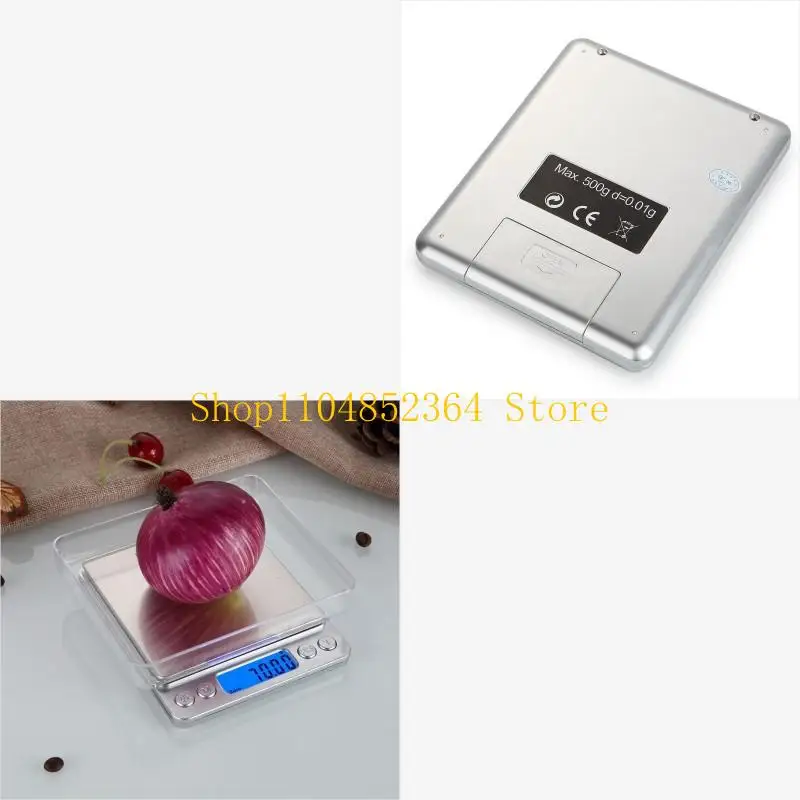 

652F Upgraded Large Small Kitchen Battery Powered Mini Electronic Scale High Accuracy Cooking Scale Pocket Scale