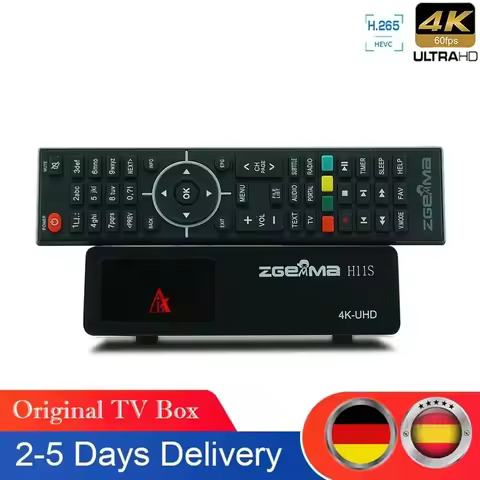Top! New 1PC H11S 4K UHD 2160P Satellite Receiver with DVB-S2X Linux System IPTV box HDMI 2.0 USB2.0 Satellite digital TV BOX