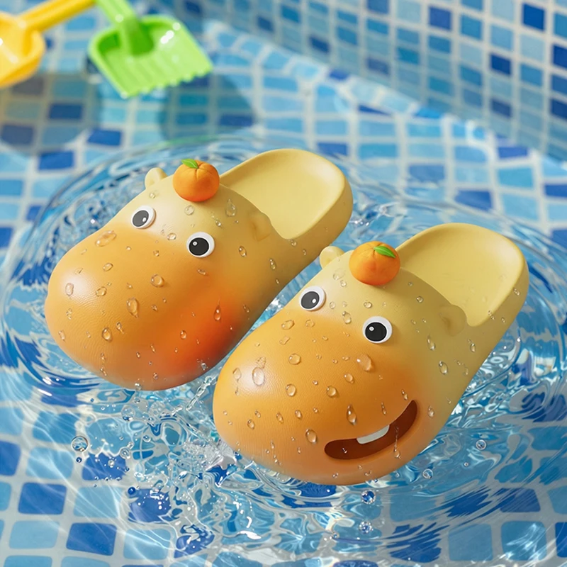 

Soft Bottom EVA Capybara Slippers For Women Summer 2026 Chunky Platform Outdoor Slides Woman Non Slip Beach Sandals Shoes Mujer