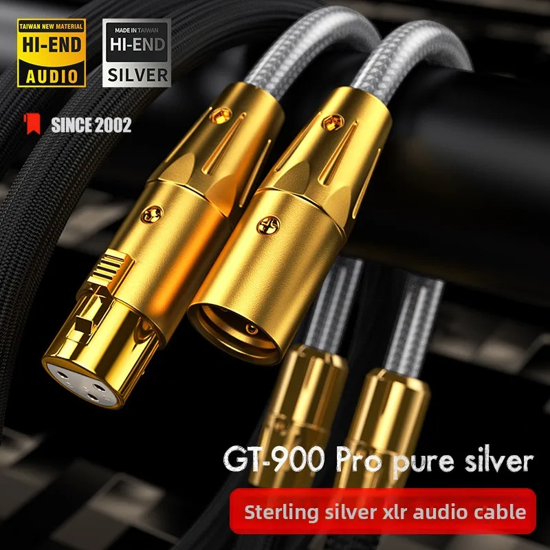 GT-900 PRO 4N pure silver XLR balanced cable, HIFI microphone, CD amplifier, audio signal cable