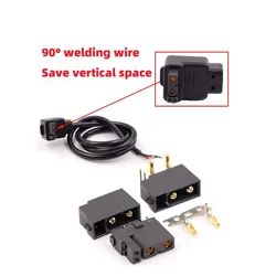 1/5pcs Amass XT30 Plug with signal pin XT30(2+2)PB/PW-MXT30(2+2)-F