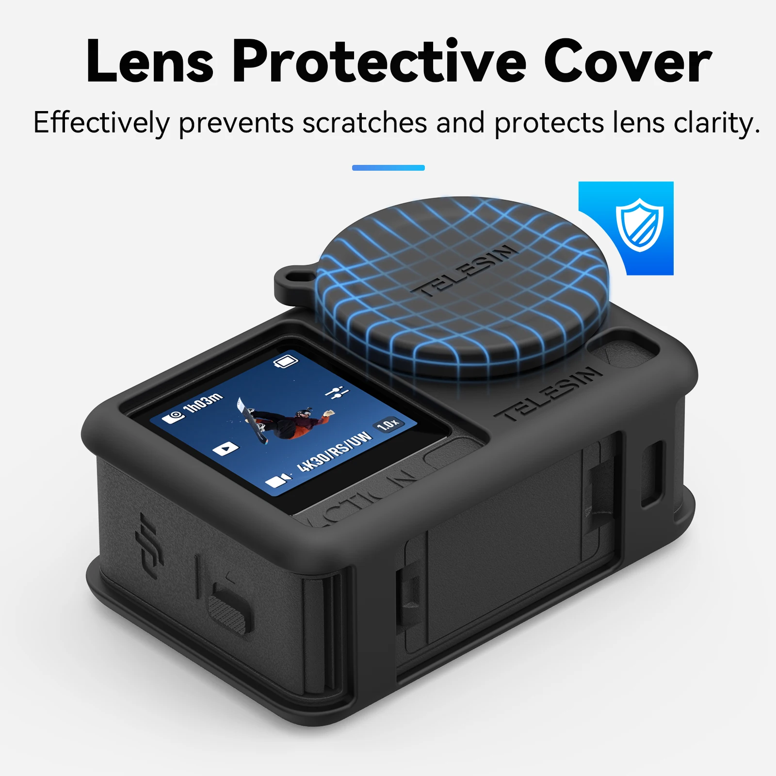 

TELESIN Silicone Protective Case for DJI OSMO Action 6 Ultimate Camera Protection