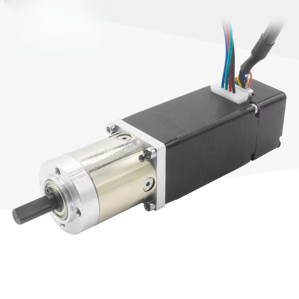Casun gear stepper motor with encoder gear ratio 13 reducer closed loop motor with B Z signal