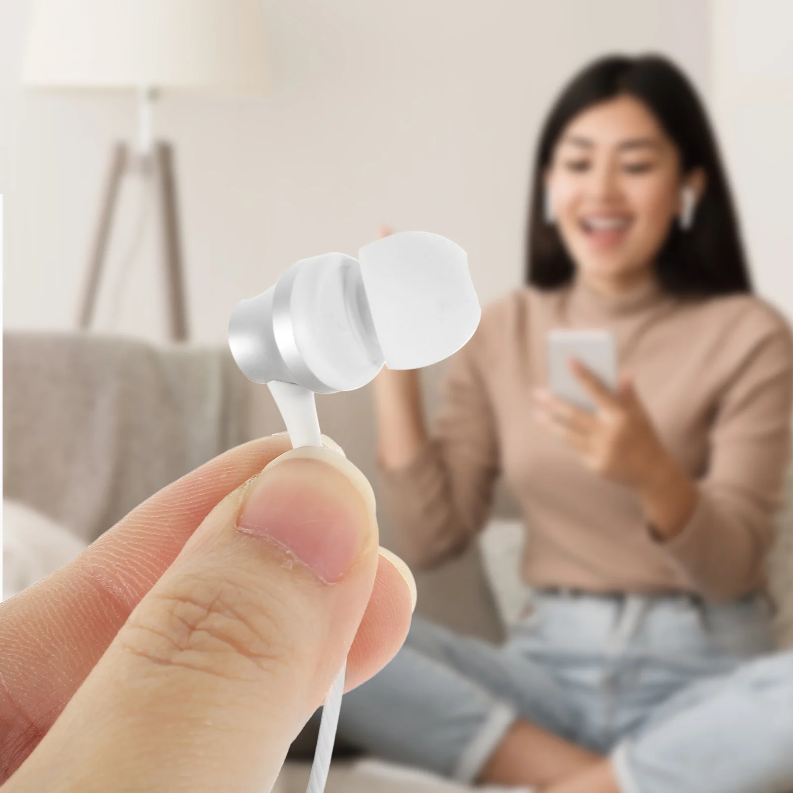 

Composite In-Ear Earphone Ergonomic Wired Headphone 3.5Mm Jack Laptop Smartphone Tablet Strong Bass Sound Isolation Comfortable