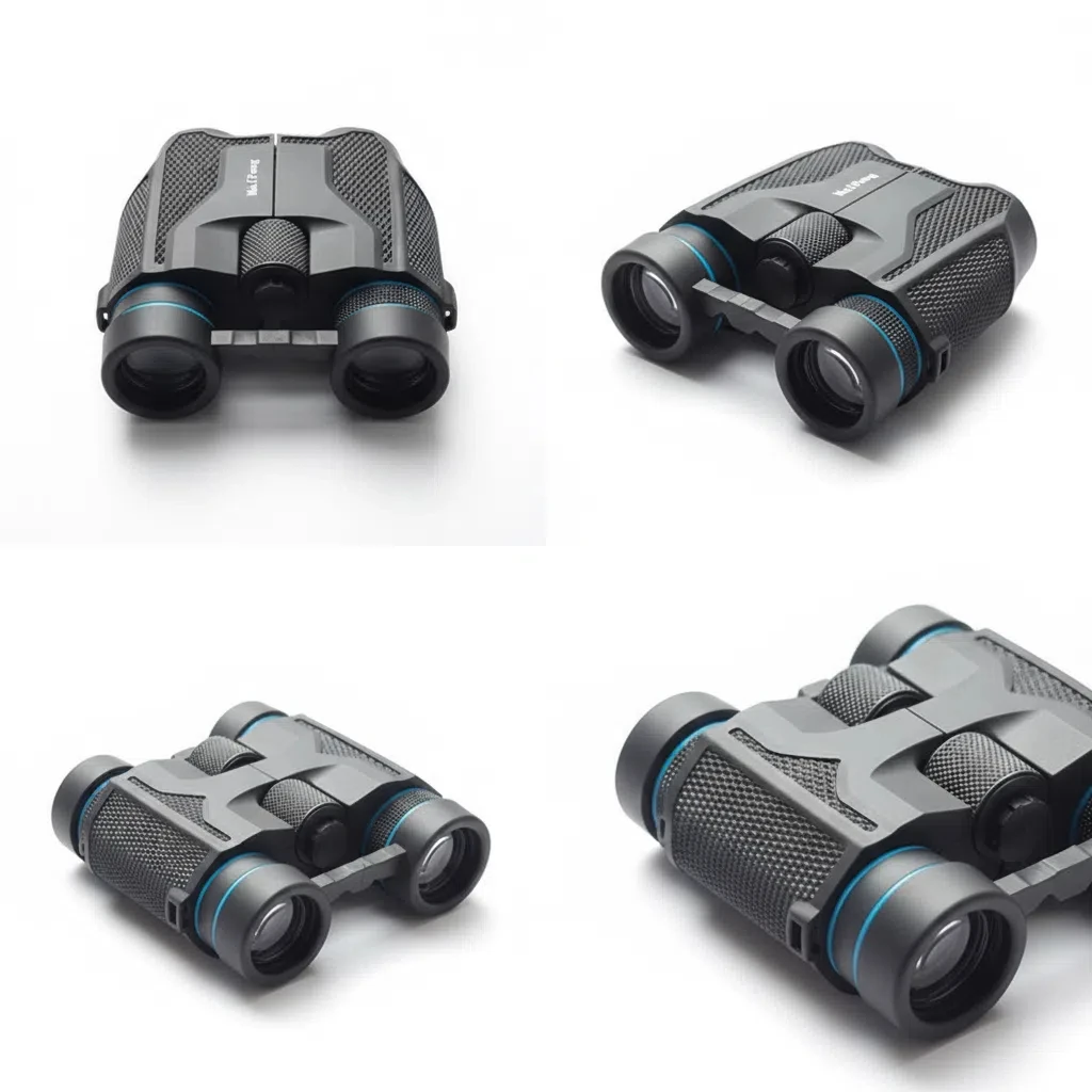 Maifeng 12x25 Fernglas HD-Okular Wasserdichtes Teleskop für Vogelbeobachtung Wandern Fußball Camping Hochleistungs-Fernglas mit Einfacher Fokussierung – Detail 4