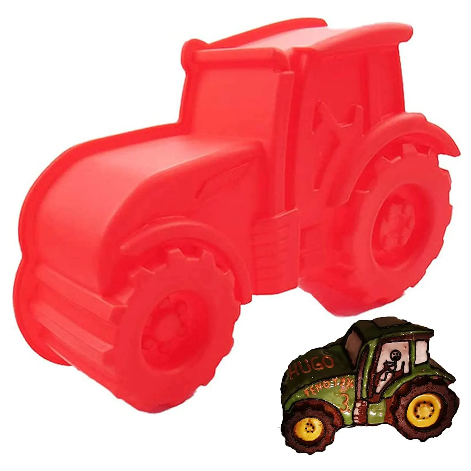 Bakeware Molds Tractor Locomotive Shape Silicone Cake Mold Fondant Chocolate Mousse Cake Pan DIY Baking Decorating Tools