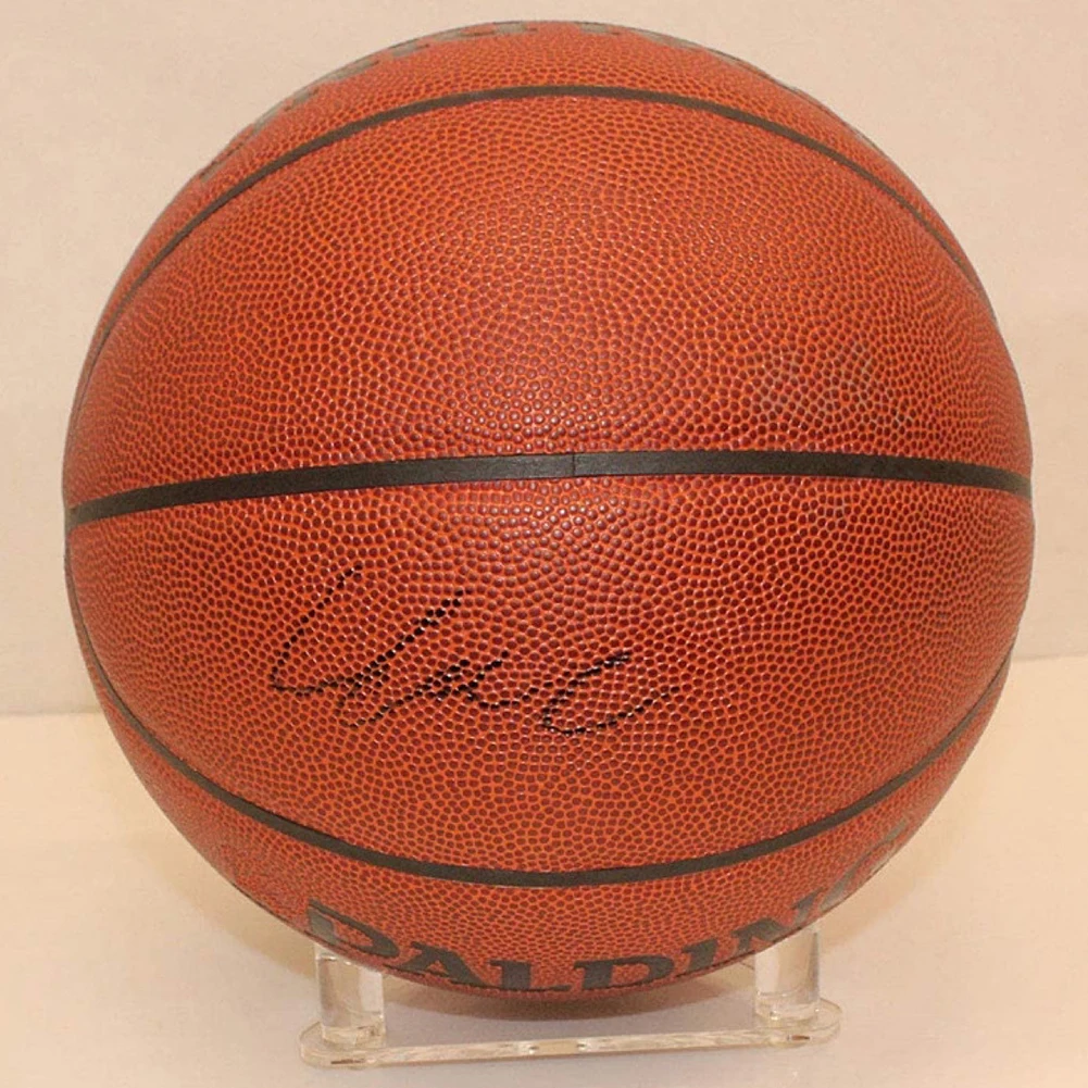 Soporte de fútbol transparente acrílico, pelota deportiva resistente al desgaste, estante de exhibición transparente para baloncesto, fútbol, voleibol, pelotas de Rugby