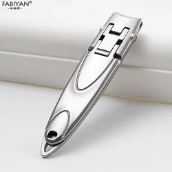 Thin Nail Clippers Cutter Toenail Fingernail Manicure Trimmer for Thick Nails Stainless Steel Pedicure Scissors Tool